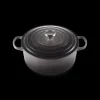 Cocotte en Fonte Ronde 28 cm Flint Le Creuset Signature
