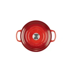 Cocotte en fonte Ronde 30 cm Cerise Le Creuset Signature