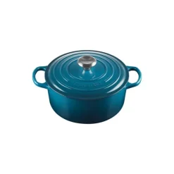 Cocotte en fonte Ronde 24 cm Deep Teal Le Creuset Signature