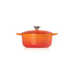 Cocotte en fonte Ronde 28 cm Volcanique Le Creuset Signature