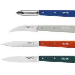 Coffret 3 Couteaux de Cuisine et un Eplucheur Primo Les Essentiels Opinel