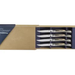Coffret 4 Couteaux de Table Bouleau Lamellé Table Chic Opinel