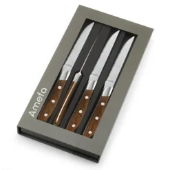 Coffret 4 Couteaux Steak Achille 23 cm Amefa