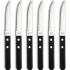 Coffret 6 Couteaux Steak Pizza 21,6 cm Amefa