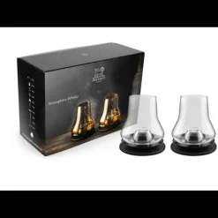 Coffret 2 Verres à Whisky + 2 Socles Rafraichissants Peugeot