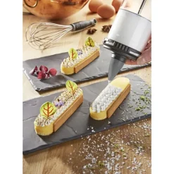 Coffret Le Tube Pro Piston à Pâtisserie + Recharges et Douilles De Buyer