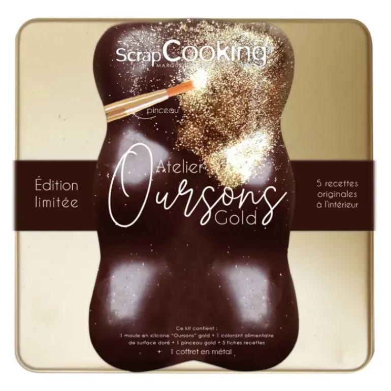 Coffret Oursons Gold Edition limitée Scrapcooking