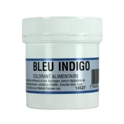 Colorant alimentaire Bleu Indigo E132 Poudre Hydrosoluble 20g