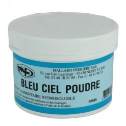 Colorant alimentaire Bleu Ciel E133 Poudre Hydrosoluble 100g