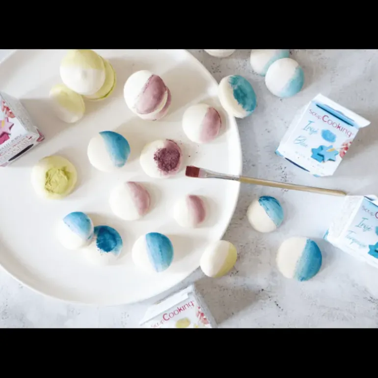 Colorant Alimentaire de Surface Irisé Violet 5 g Scrapcooking