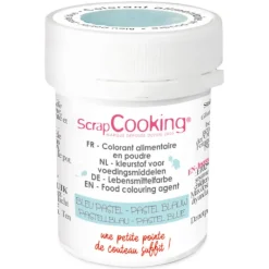 Colorant Alimentaire en Poudre Bleu Pastel 5g ScrapCooking