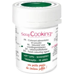 Colorant Alimentaire en Poudre Vert Sapin 5g Scrapcooking