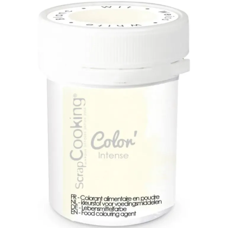 Colorant Alimentaire en Poudre Blanc 5g Scrapcooking