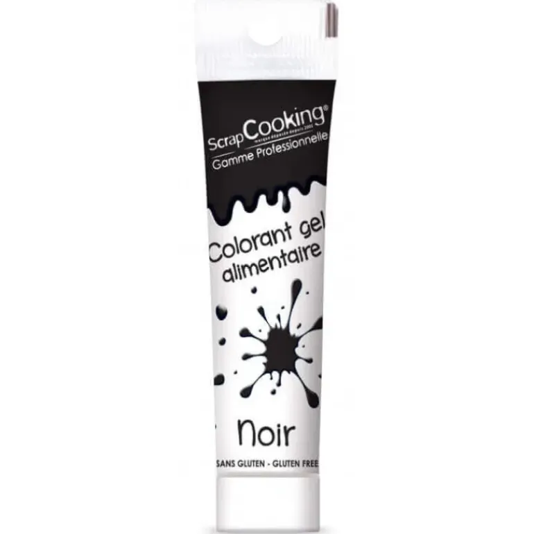 Colorant Alimentaire Gel Noir 20 g Scrapcooking