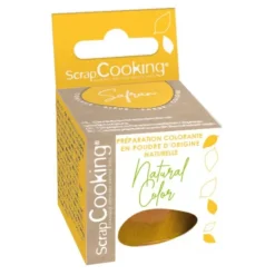 Colorant Alimentaire Naturel en Poudre Jaune 10g Scrapcooking