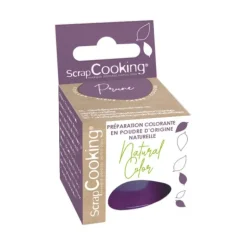Colorant Alimentaire Naturel en Poudre Violet 10g Scrapcooking