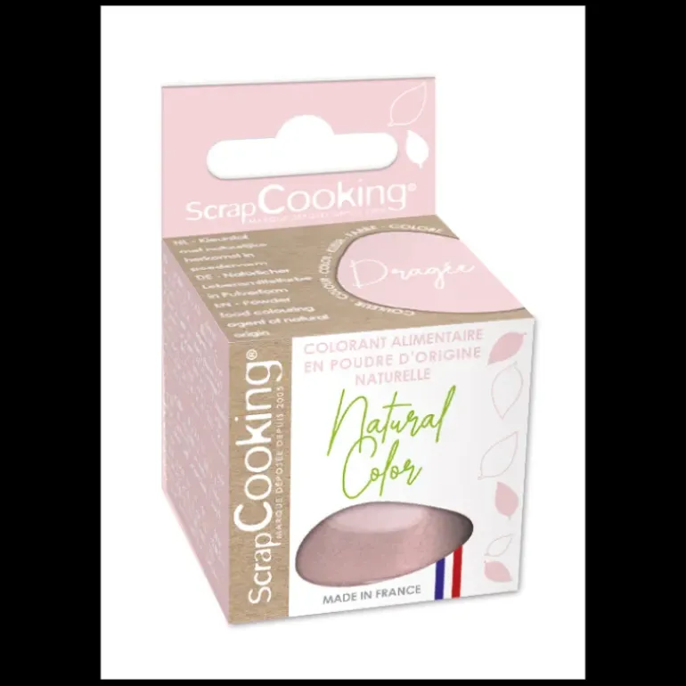 Colorant Alimentaire Naturel Rose Dragée 10 g Scrapcooking