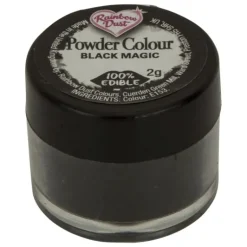 Colorant Alimentaire Noir en Poudre Black Magic 2 g Rainbow Dust
