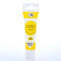 Colorant Alimentaire ProGel Jaune 25g Rainbow Dust