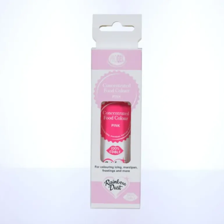 Colorant Alimentaire ProGel Rose 25g Rainbow Dust