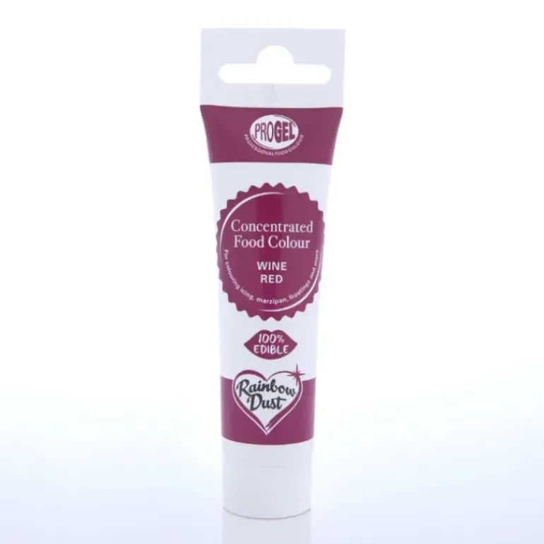 Colorant Alimentaire ProGel Bordeaux 25g Rainbow Dust
