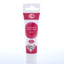 Colorant Alimentaire ProGel Rouge Rubis 25g Rainbow Dust