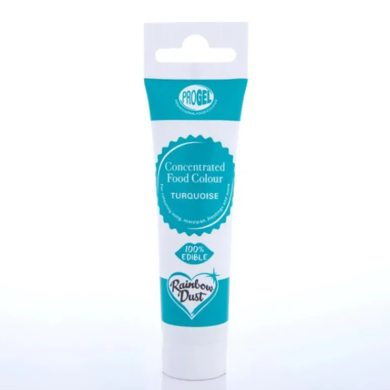 Colorant Alimentaire ProGel Turquoise 25g Rainbow Dust
