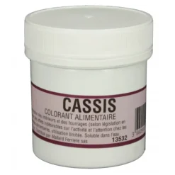 Colorant alimentaire Rouge Cassis E129/E133 Poudre Hydrosoluble 20g