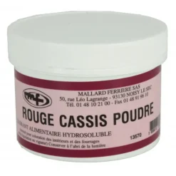 Colorant alimentaire Rouge Cassis E129/E133 Poudre Hydrosoluble 100g