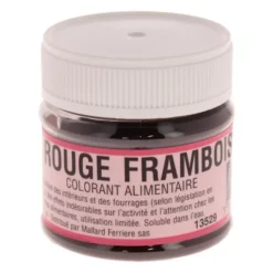Colorant alimentaire Rouge Framboise E122 Poudre Hydrosoluble 20g