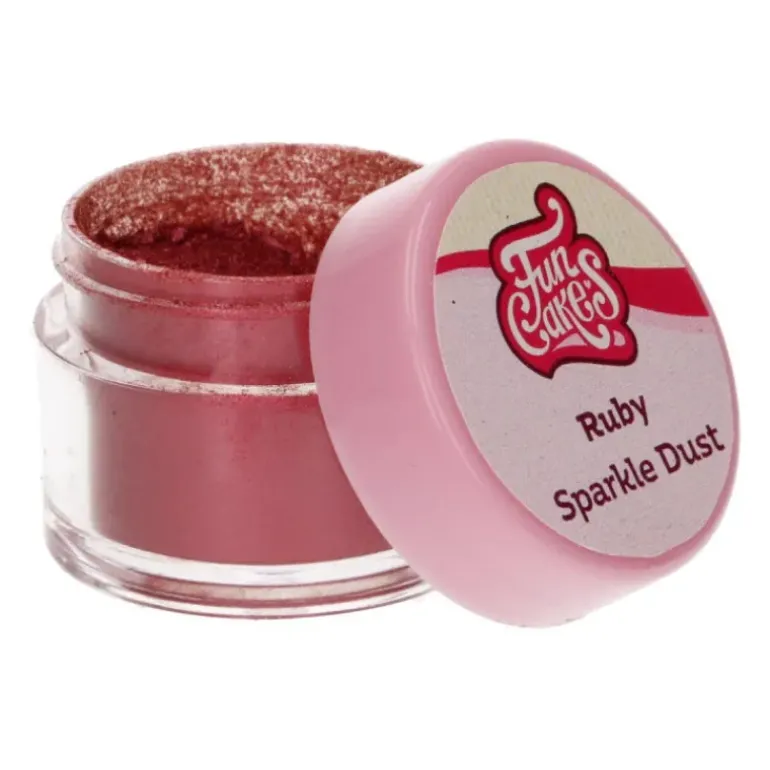 Colorant Alimentaire Ruby Métallisé 3,5 g Funcakes