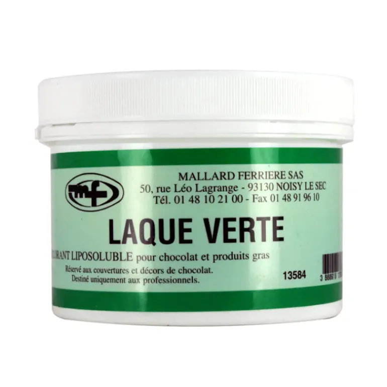 Colorant alimentaire Vert E102/E142 Poudre Liposoluble 60g