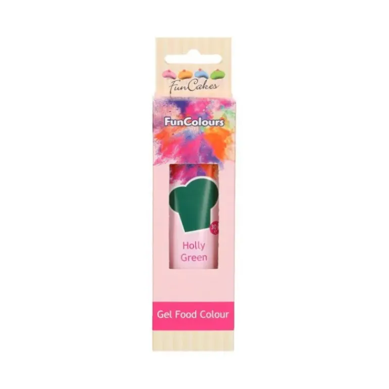 Colorant gel alimentaire Vert houx FunCakes 30 g