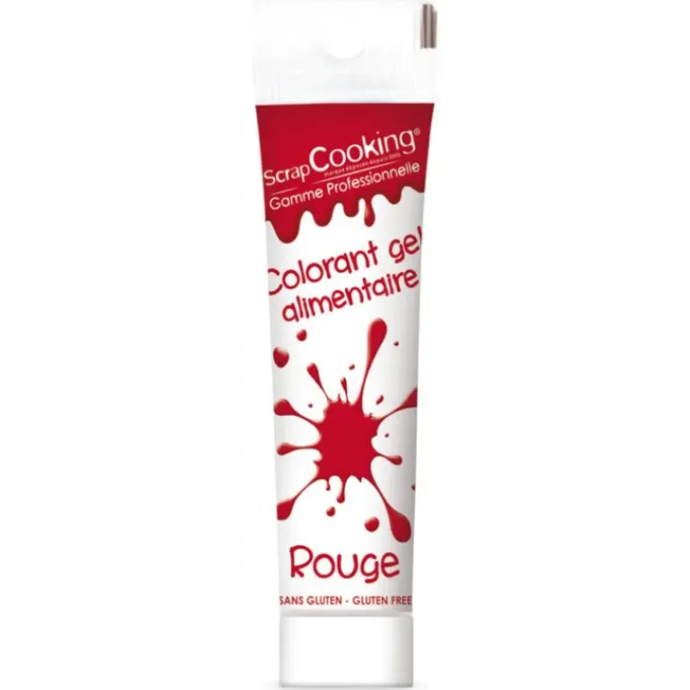 Colorant Gel Alimentaire Rouge 20g Scrapcooking
