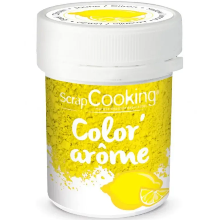 Color'Arôme Jaune / Citron 10g Scrapcooking