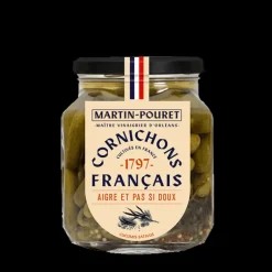Cornichons Français Aigre Doux au Vinaigre d'Orléans 270g Martin Pouret