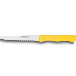 Couteau de Table Cranté 10,5 cm Sabatier Jaune