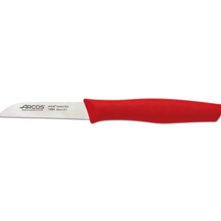 Couteau d'Office Inox 8 cm Rouge Arcos NOVA