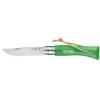 Couteau N°7 Baroudeur Vert Prairie Colorama Opinel