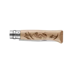 Couteau N°8 Gravure Ski Sport Opinel