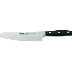 Couteau Santoku 19 cm Arcos MANHATTAN Noir