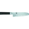 Couteau Santoku 18 cm Lame Alvéolée Shun Classic Damas Kai