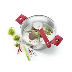 Couvercle en Verre bombé Platine Ø 14 cm Cristel