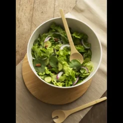 Couverts à Salade en Bambou 27 cm Pebbly