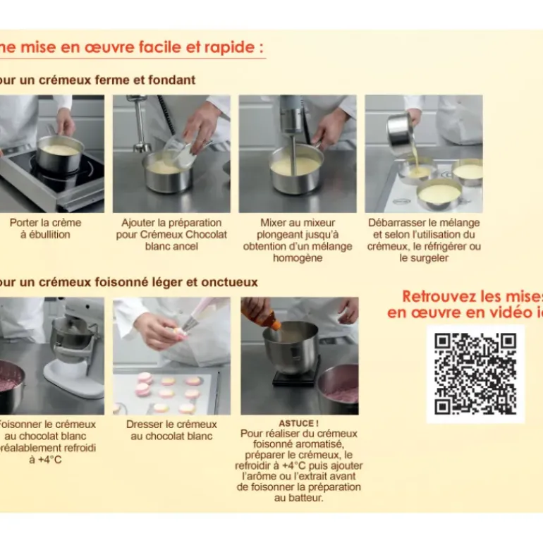 Crémeux Chocolat Blanc 1kg Ancel