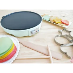 Crêpière Électrique 28 cm avec Accessoires Scrapcooking