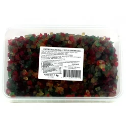 Cubes de Fruits Confits tricolores 1kg