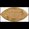Décor Chocolat Blond Feuilles Joyeuses Fêtes (x 84) Florensuc