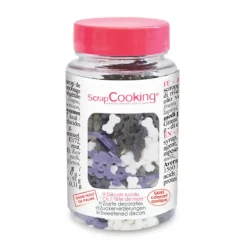 Décors en sucre Halloween Os et Tête de Mort 50g Scrapcooking