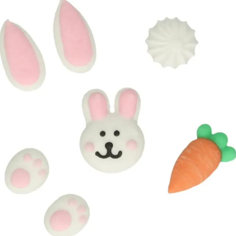 Décors en Sucre Pâques (x8) Funcakes